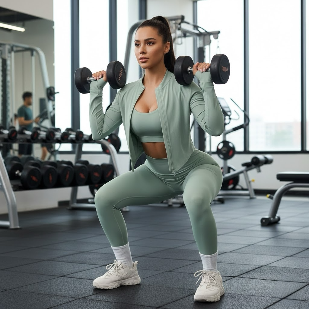 Ensemble de sport 3 pièces pour femmes – Yoga, Fitness & Gym | Soutien-gorge, Veste à glissière et Leggings