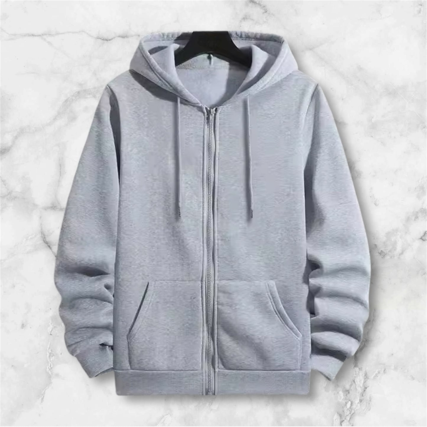 Ensemble de jogging homme 2 pièces – Sweat à capuche zippé & pantalon – Automne/Hiver