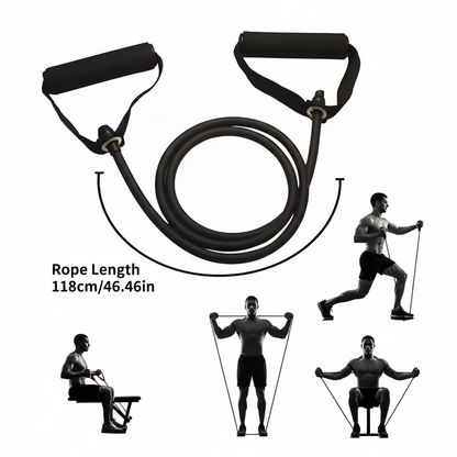 Bandes d’entraînement conçues pour la musculation et les exercices de renforcement à domicile. Adaptées aux hommes et aux femmes, elles offrent une solution pratique et efficace pour s’entraîner partout.